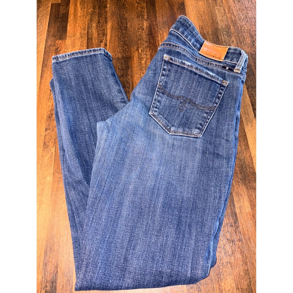 Lucky Brand Lolita Skinny Jeans Womens 6/28 Medium Wash Blue Denim Mid Rise